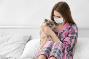 czy kot może się zarazić od człowieka