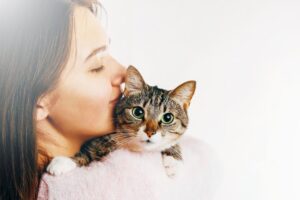 dzień matki z kotem