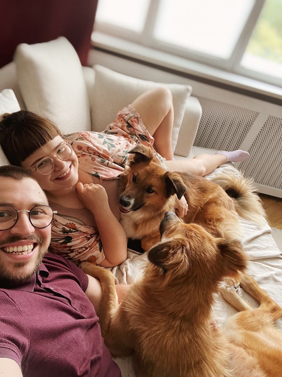 para z psami many mornings.JPG