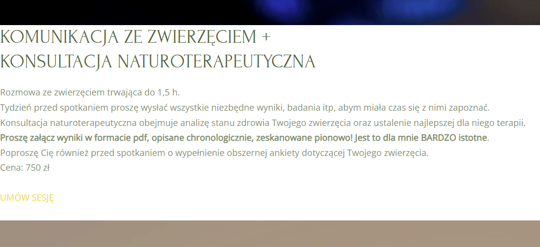 reiki dla zwierząt