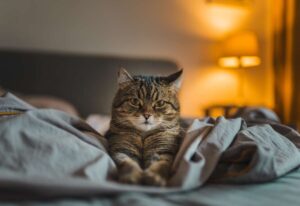 jak wyciszyć kota na noc